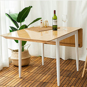 대나무 원목 자취방 다용도 만능 폴딩 접이식 1인 6인 식탁 테이블 거실카페테이블